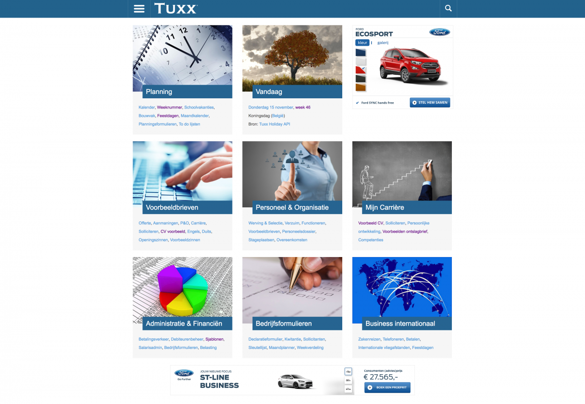 tuxx old website